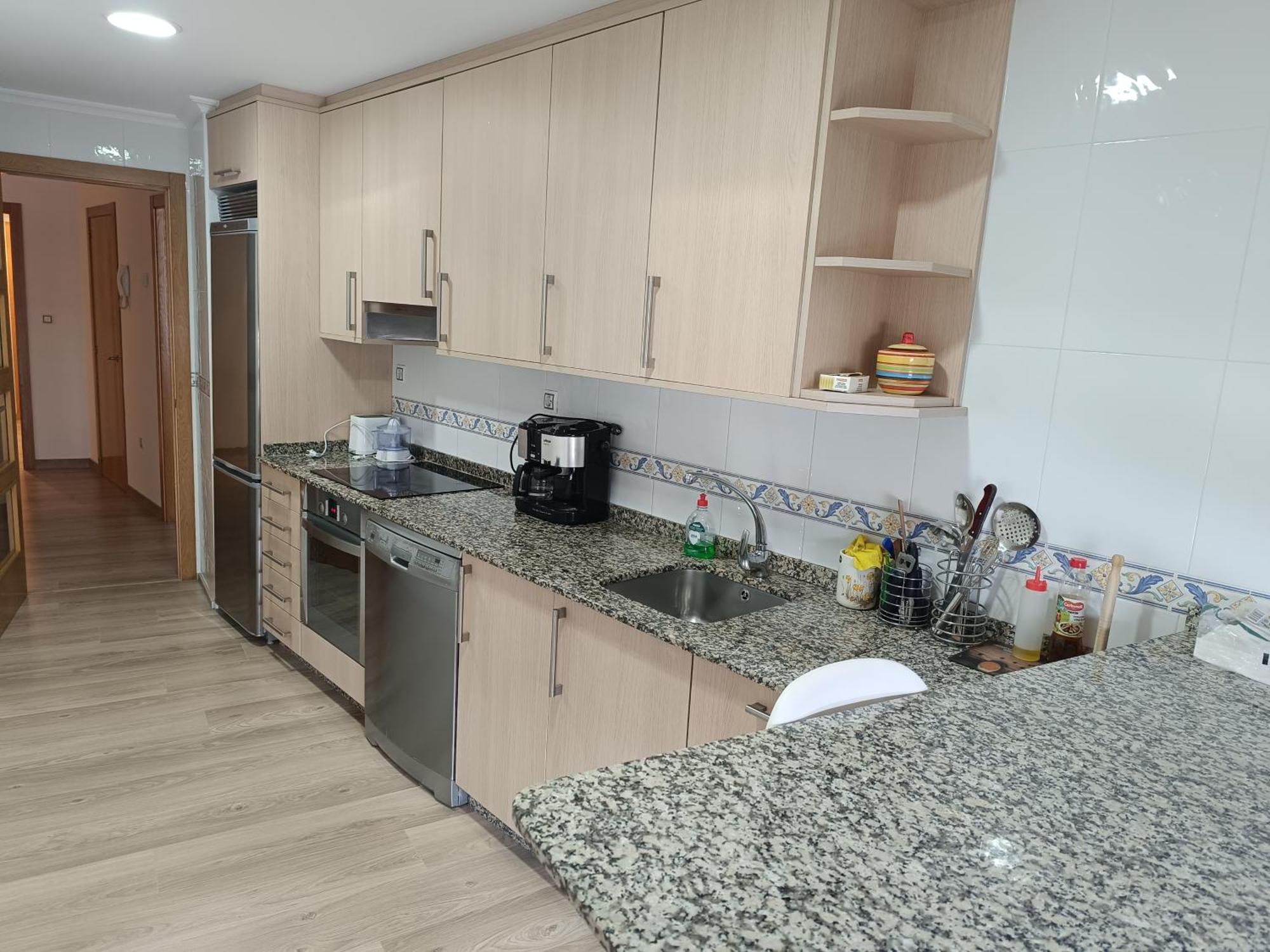Burela-Ensenada-Playa Apartment Bagian luar foto